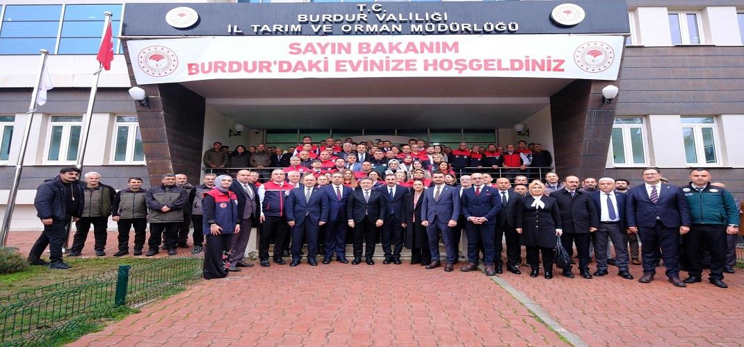 Tarım ve Orman Bakanı İbrahim Yumaklı Burdur’da İnceleme ve Temaslarda Bulundu